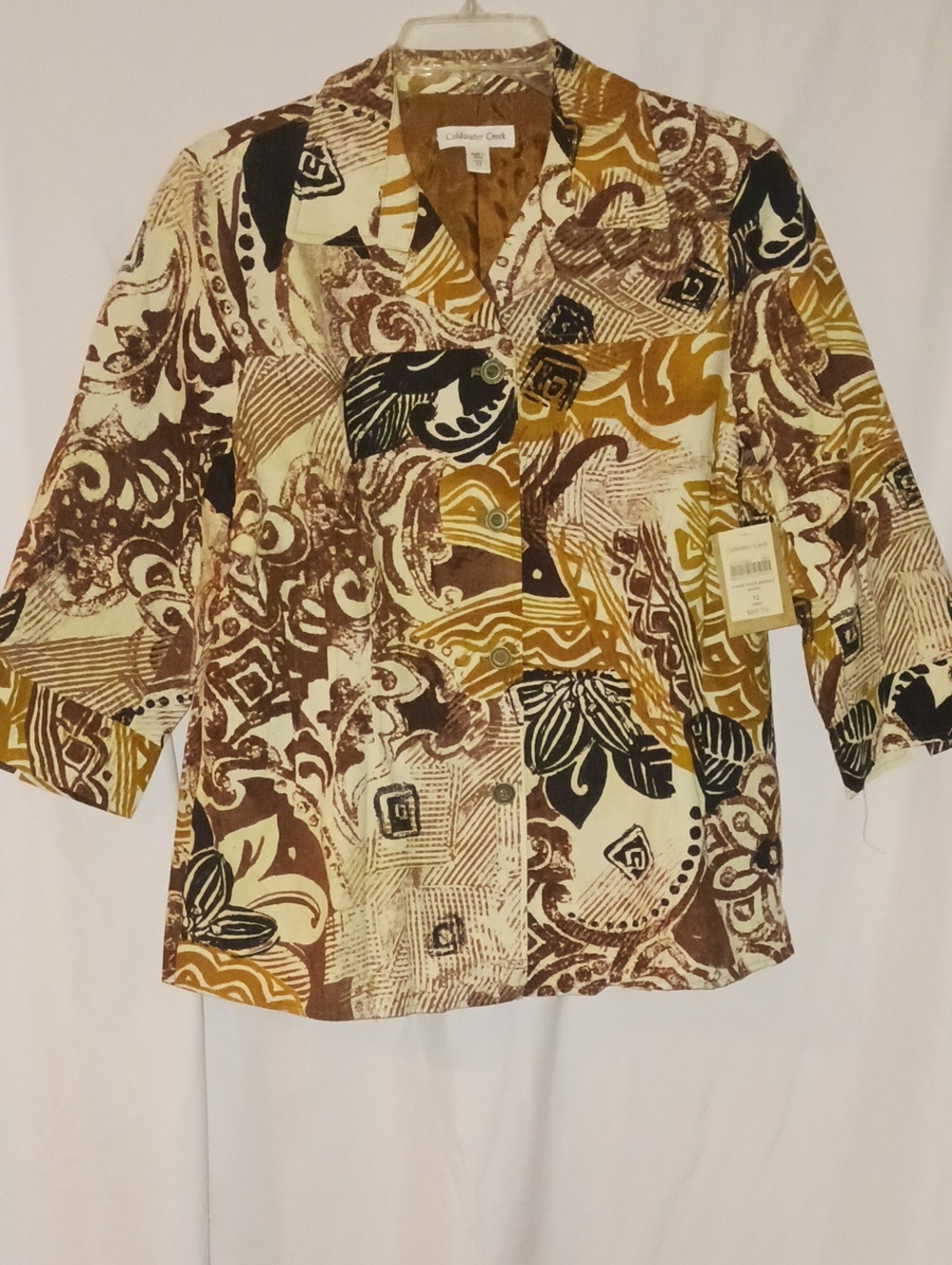 Cold Water Creek Women's Printed Jacket